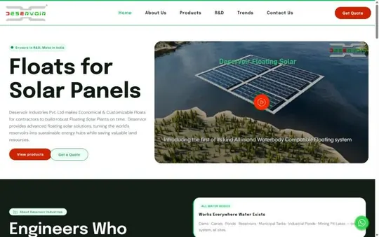 Homepage of Deservoir