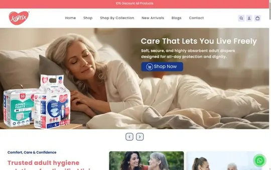 Homepage of JoyFix